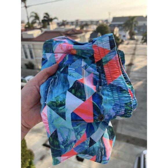 Funky Trunks ocean beach all-over print swim trunks shorty shorts sz S(32) - Picture 3 of 11